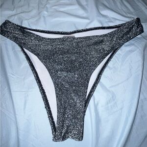 Black sparkling baiting suit bottoms